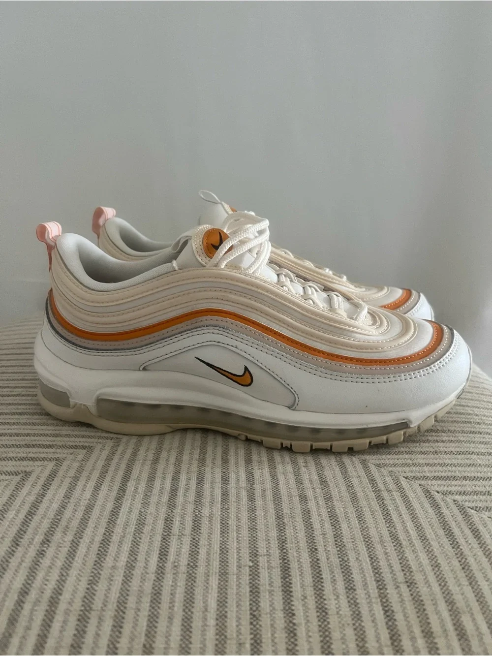 NEW Nike Air Max 97 Women’s Size 9.5 Phantom / Light Curry / Sanddrift